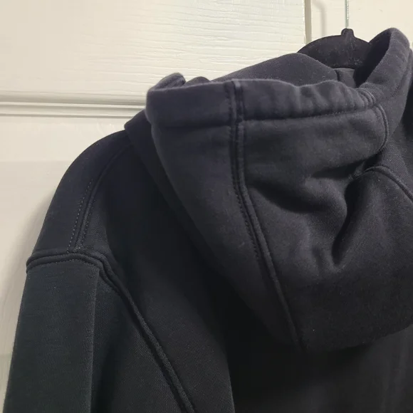 Nike Men's Hoodie in‎ Black FLAW HOLE IN FRONT SZ M - Picture 7 of 9